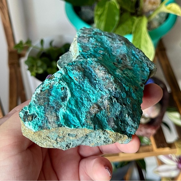 🌊Raw Chrysocolla Malachite Crystal Specimen DR Congo🌊 - Picture 5 of 6